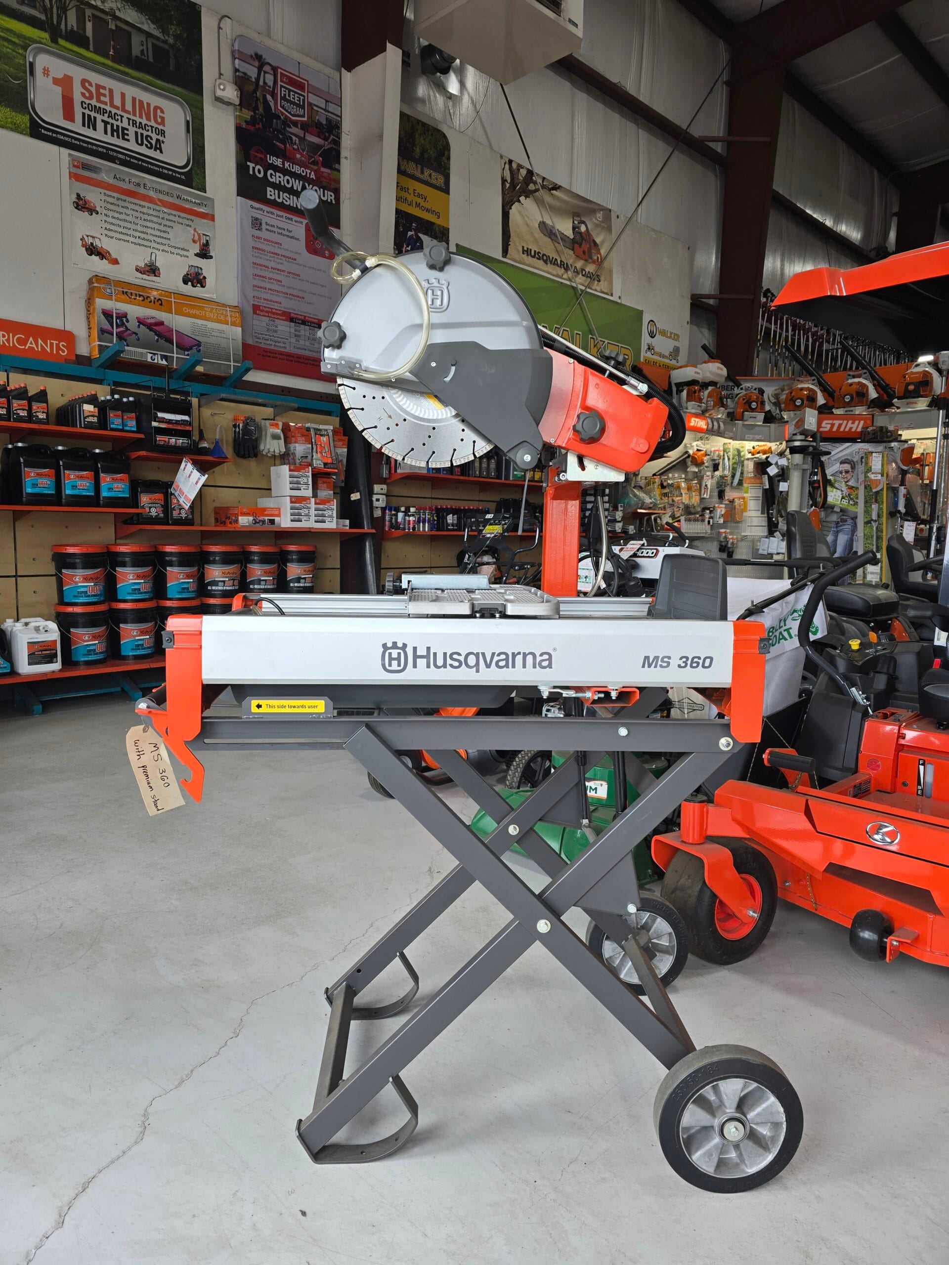 Husqvarna MS 360 Tile and Mansory Saw with Stand