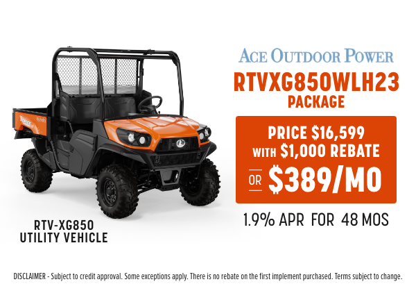 Ace Outdoor Power - RTVXG850WLH23 Package